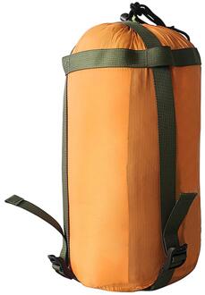 Waterdichte Compressie Stuff Sack Outdoor Camping Slaapzak Nylon Opbergtas Voor Camping Reizen Wandelen 6 Kleur oranje
