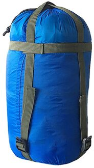 Waterdichte Compressie Stuff Sack Outdoor/Camping Slaapzak Opslag Pack Met Trekkoord Nylon Gecoat Silicium Stof O9 lucht blauw