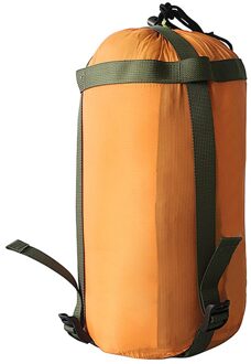 Waterdichte Compressie Stuff Sack Outdoor/Camping Slaapzak Opslag Pack Met Trekkoord Nylon Gecoat Silicium Stof O9 oranje