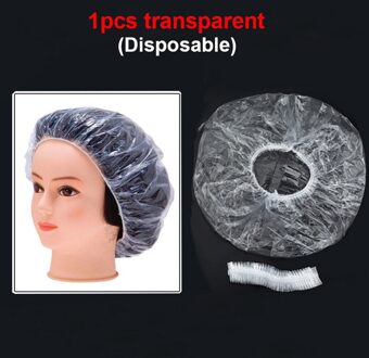 Waterdichte Douche Cap Thicken Elastische Kapsalon Cover Cap Vrouwen Leuke Stippen Bad Caps Hoed Badkamer Accessoires Haar Motorkap Cap 1stk (disposable)