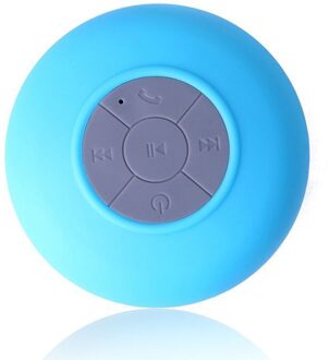 Waterdichte Draadloze Bluetooth Speaker Draagbare Mini Speaker Douche Zuignap Anti Badkamer Baden Kind Kleine Luidspreker Blauw