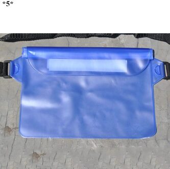 Waterdichte Drift Duiken Zwemmen Tas Onderwater Dry Schouder Taille Pack Bag Pocket Pouch Pvc Zak Waterdichte Rugzak Universal blauw