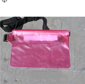 Waterdichte Drift Duiken Zwemmen Tas Onderwater Dry Schouder Taille Pack Bag Pocket Pouch Pvc Zak Waterdichte Rugzak Universal rood