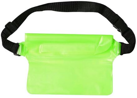 Waterdichte Drift Duiken Zwemmen Tas Onderwater Dry Schouder Taille Pack Bag Pocket Pouch Skiën Snowboard Mobiele Telefoon Tassen Case groen