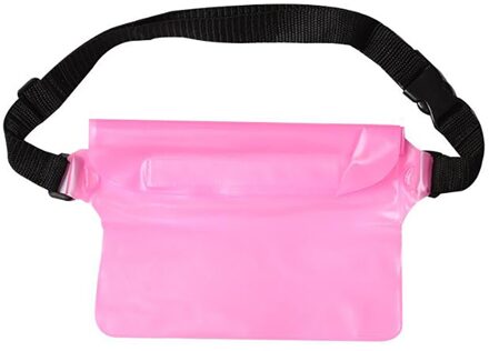 Waterdichte Drift Duiken Zwemmen Tas Onderwater Dry Schouder Taille Pack Bag Pocket Pouch Skiën Snowboard Mobiele Telefoon Tassen Case roze