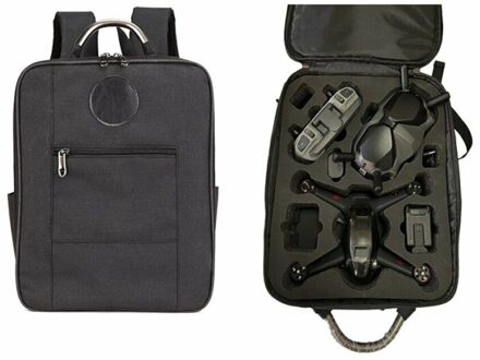 Waterdichte Drone Opslag Draagtas Case Rugzak Handvat Voor Dji Fpv Combo Drone V2 Bril Afstandsbediening Oxford Doek Doos zwart
