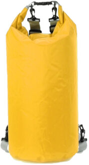 Waterdichte duffel bag/plunjezak 20 liter geel
