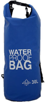 Waterdichte duffel bag/plunjezak 30 liter blauw