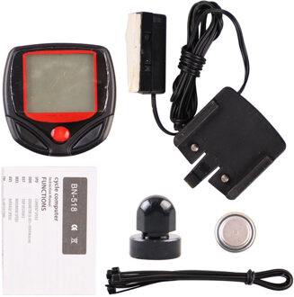Waterdichte Fiets Computer Cycle Lcd-scherm Digitale Computer Snelheidsmeter Kilometerteller Fietsen Screen Meetbare Stopwatch