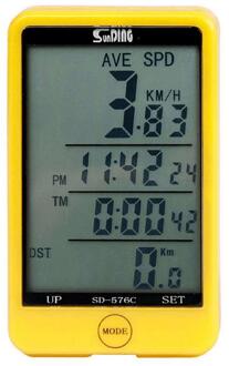 Waterdichte Fiets Computer Fiets Draadloze Bedraad Code Meter Mtb Fietsen Kilometerteller Stopwatch Snelheidsmeter Fiets Accessoires E1