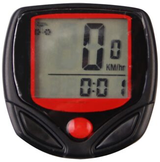 Waterdichte Fiets Meter Snelheidsmeter Bike Digitale Lcd Fietsen Computer Lcd Kilometerstand Snelheidsmeter Stopwatch Voor Fiets