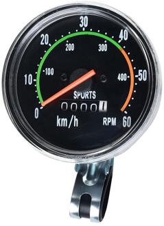 Waterdichte Fiets Snelheidsmeter Analoge Mechanische Kilometerteller Met Hardware Voorzien Voor Algemene 26/28/29/27.5 Inch Fiets