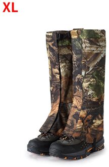 Waterdichte Fietsen Been Cover Warm Ski Laarzen Sneeuw Gaiter Outdoor Wandelen Trekking Klimmen Skiën Legging Slobkousen Camouflage Kleur XL