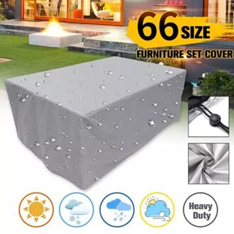 Waterdichte Furniture Covers Gereedschap Outdoor Patio Tuin Regen Sneeuw 210D Decoratie Benodigdheden Oxford Doek Dust Proof Cover 135x135x75