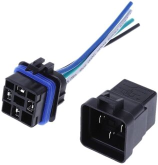 Waterdichte Geïntegreerde Auto Relais Dc 12V 40A Auto Relais & Socket Houder 4PIN