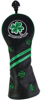 Waterdichte Golf Hout Cover Zwart Pu Leder 460cc Fairway Driver Headcover