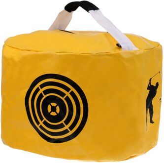 Waterdichte Golf Smash Impact Raken Zak Golf Swing Training Aid Swing Trainer 2 Kleuren geel