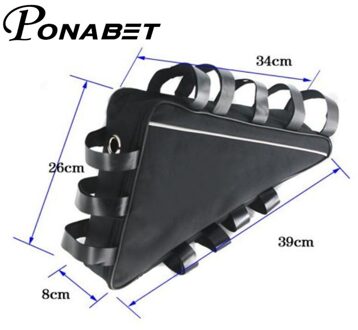 Waterdichte Grote Driehoek Batterij Carry Insluiting Tas Voor Elektrische Fietsen Apparatuur
