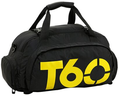 Waterdichte Gym Sporttas Mannen Vrouwen Fitness Tas Training Rugzakken met Strips Pouch Rugzak Reistassen Outdoor T60 Grijs