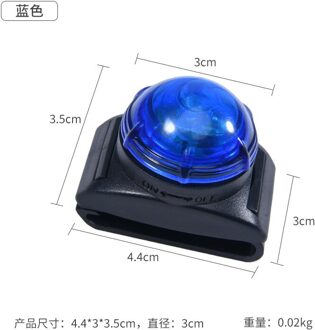 Waterdichte Huisdier Led Zaklamp Collar Nacht Veiligheid Hond Kat Gids Lichten Gloeiende Hanger Ketting Huisdier Lichtgevende Heldere Kraag blauw