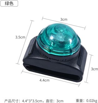 Waterdichte Huisdier Led Zaklamp Collar Nacht Veiligheid Hond Kat Gids Lichten Gloeiende Hanger Ketting Huisdier Lichtgevende Heldere Kraag groen