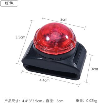 Waterdichte Huisdier Led Zaklamp Collar Nacht Veiligheid Hond Kat Gids Lichten Gloeiende Hanger Ketting Huisdier Lichtgevende Heldere Kraag rood