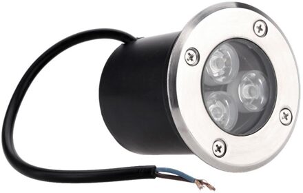 Waterdichte IP67 3W Led Tuin Begraven Ac 85-240V Outdoor Verzonken Deklicht Lamp Ondergrondse Gazon Stoep verlichting warm wit