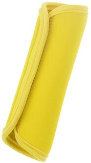 Waterdichte Kinderwagen Handvat Cover Magic Sticker Neopreen Kinderwagen Handvat Bar Cover Kinderwagen Winkelwagen Grip Bescherming geel