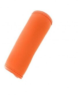 Waterdichte Kinderwagen Handvat Cover Magic Sticker Neopreen Kinderwagen Handvat Bar Cover Kinderwagen Winkelwagen Grip Bescherming Oranje