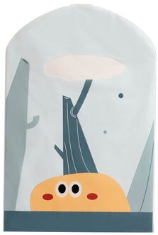 Waterdichte Kleding Stofkap Huishoudelijke Garderobe Kast Organisator Kleren Opknoping Kledingstuk Pak Jas Stofdicht Opbergtas 90x60cm stijl 2