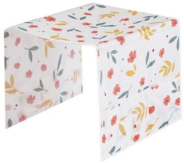 Waterdichte Koelkast Stofkap Met Pocket Opbergtas Wasmachine Stofdicht Opknoping Tas Opbergtas bloem