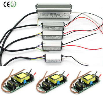 Waterdichte LED Lamp Driver Licht Transformator AC 85-265V Voeding Adapter Stroom 10W 20W 30W 50W 100W voor LED Spot Lamp Chip 30W non waterproof