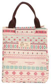 Waterdichte Lunch Tas voor Vrouwen Koeler Lunchbox Tas Tote canvas lunch tas Isolatie Pakket Draagbare Thermische Lunch Tas