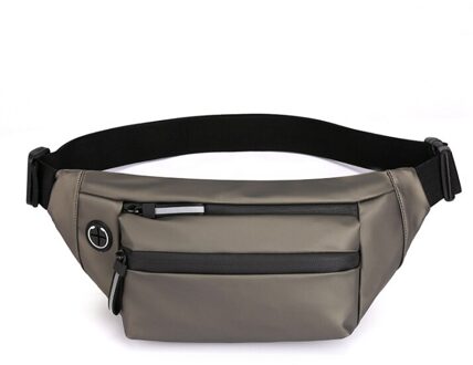 Waterdichte Man Heuptas Mode Borst Pack Outdoor Sport Crossbody Tas Toevallige Reizen Mannelijke Bum Belt Bag champagne