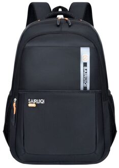 Waterdichte Mannen Rugzak Oxford Doek Materiaal Eenvoudige Mode Multi-Functionele Grote Capaciteit Uitje Reizen Student Tas geel