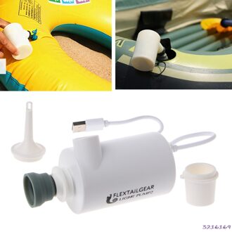 Waterdichte Mini Licht Luchtpomp USB Charge voor Inflatables Quick Inflate Deflate