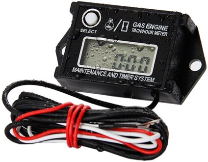 Waterdichte Motocross Inductivetachometer Urenteller Rpm Meter Voor Benzinemotor Atv Utv Dirtbike Moto Bike Moto Cyclus Outboa