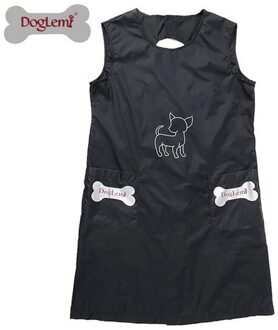 Waterdichte Nylon Hond Kat Grooming Schort met Zakken Puppy Kat Zwart Schoonheidsspecialiste Kiel Kleding Pet Grooming Hond Accessoires XL