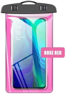 Waterdichte Onderwater Phone Case Cover Tas Dry Pouch Zwemmen-Tas Waterdichte Voor Samsung Iphone Huawei Xiaomi Telefoons TXTB1 roos roze