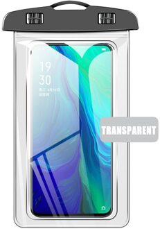 Waterdichte Onderwater Phone Case Cover Tas Dry Pouch Zwemmen-Tas Waterdichte Voor Samsung Iphone Huawei Xiaomi Telefoons TXTB1 transparant