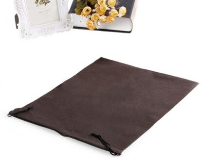 Waterdichte Pakket Schoen Pocket Opslag Organiseren Zak Non-woven Stof Trekken Pocket Trekkoord Tassen Toilettas Case Chocolade