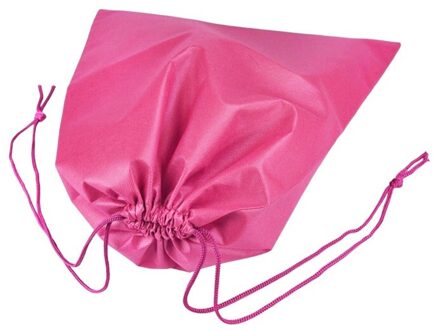 Waterdichte Pakket Schoen Pocket Opslag Organiseren Zak Non-woven Stof Trekken Pocket Trekkoord Tassen Toilettas Case roos rood