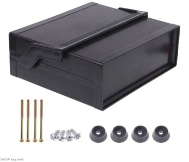 Waterdichte Plastic Elektronische Behuizing Project Doos Zwart 200x175x70mm