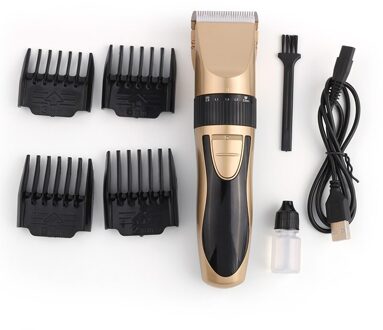 Waterdichte Professionele Tondeuse Keramische Snijtanden Baard Trimmer Sales Draadloze Elektrische End Haar Trimmer Voor Mannen Goud