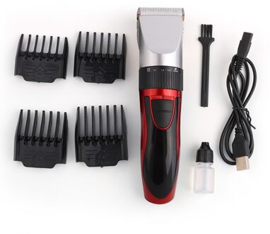Waterdichte Professionele Tondeuse Keramische Snijtanden Baard Trimmer Sales Draadloze Elektrische End Haar Trimmer Voor Mannen Rood