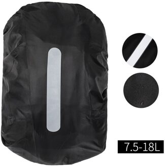 Waterdichte Reflecterende Rugzak Regenhoes Outdoor Reizen Camping Wandelen Paardrijden Veiligheid Zak Protector S(7.5-18L)