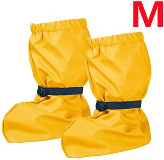 Waterdichte Regen Schoen Cover Slip Verdikking Slijtvaste Mannen En Vrou Paraplu Accessoires geel M