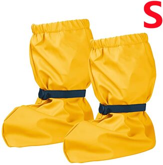 Waterdichte Regen Schoen Cover Slip Verdikking Slijtvaste Mannen En Vrou Paraplu Accessoires geel S