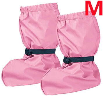 Waterdichte Regen Schoen Cover Slip Verdikking Slijtvaste Mannen En Vrou Paraplu Accessoires roze M