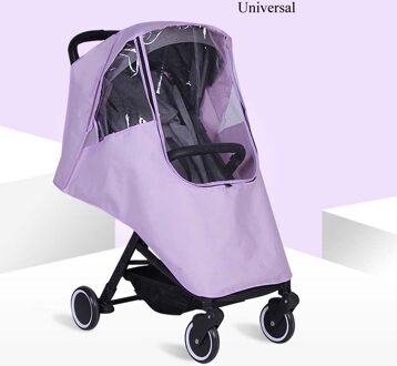 Waterdichte Regenhoes Voor Wandelwagen Stof Kinderwagens Winkelwagen Regenjas Regenhoes Voor Kinderwagen Kinderwagens Accessoires Kinderwagens paars-universal
